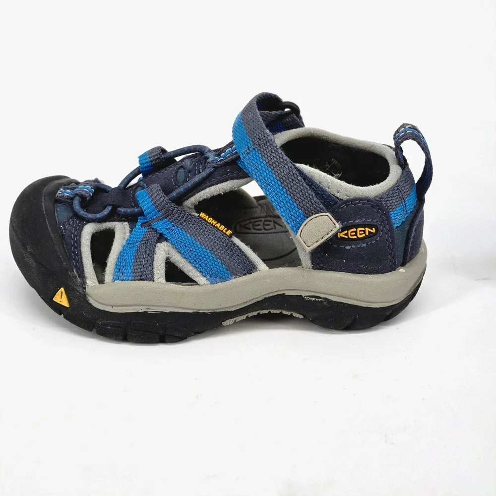 KEEN Kids Newport H2 Waterproof Sport Sandals Blue Depths Toddler Size 9 VGUC